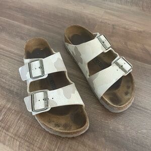 Birkenstock White Camo